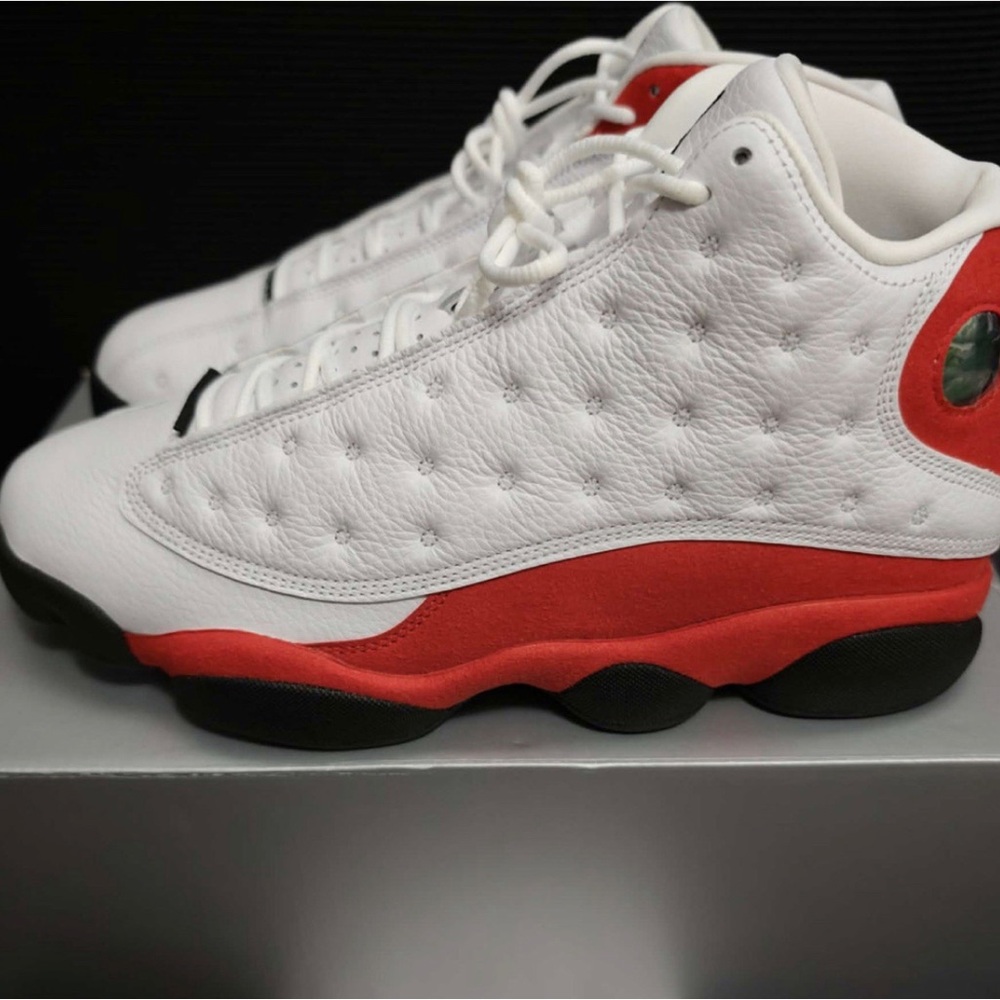 New Nike Air Jordan 13 Retro Chicago White Red Men's Sneakers 414571-102 sz 10